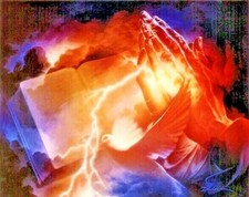 PUZZLE SUNSOUT "THE POWER OF PRAYER" 1000  LARGE PIECE EASY GRIP 27" X 35" 