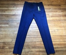ZARA MAN ROYAL BLUE CERAMI FABRIC DRESS SUIT PANTS TROUSERS 31 46