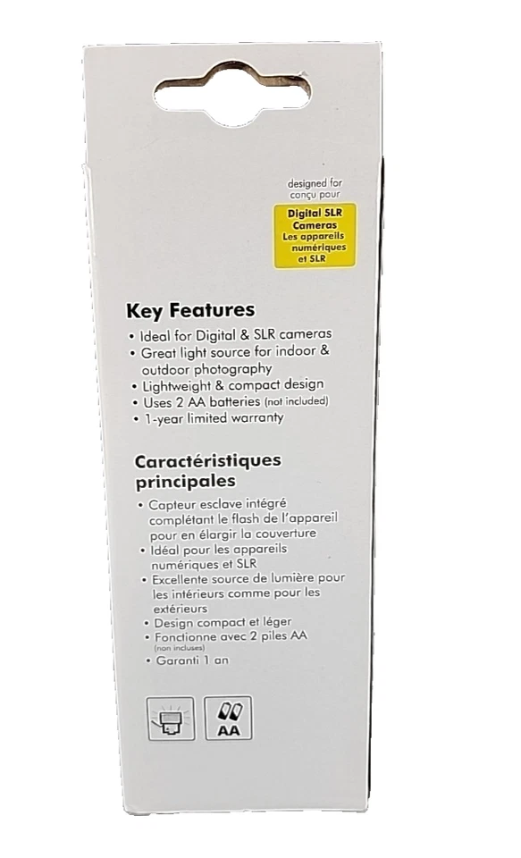 Xit Digital Slave Flash with Bracket for Digital/DSLR Camera (Black) - Image 2 of 4