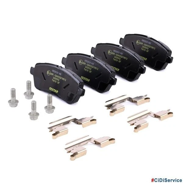Kit Pastiglie Freno Anteriori Textar Ford Fiesta VI 1.25 1.4 GPL TDCi 1.6 2009> - Imagen 3 de 4