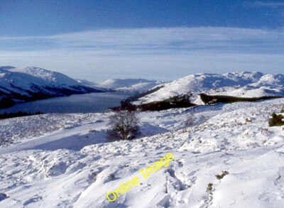Foto 6x4 Schnee auf dem Girron St Fillans Loch Verdienen unten um 1977