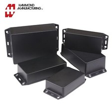 Hammond Black ABS Enclosure Box Flanged Lid General Purpose