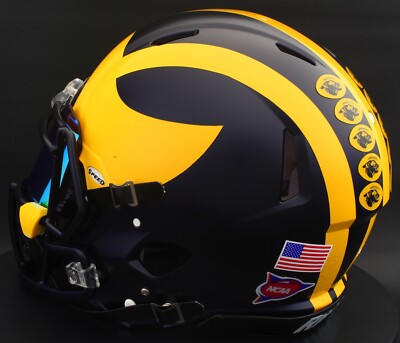 MICHIGAN WOLVERINES NCAA Riddell Speed Full Size REPLICA Football