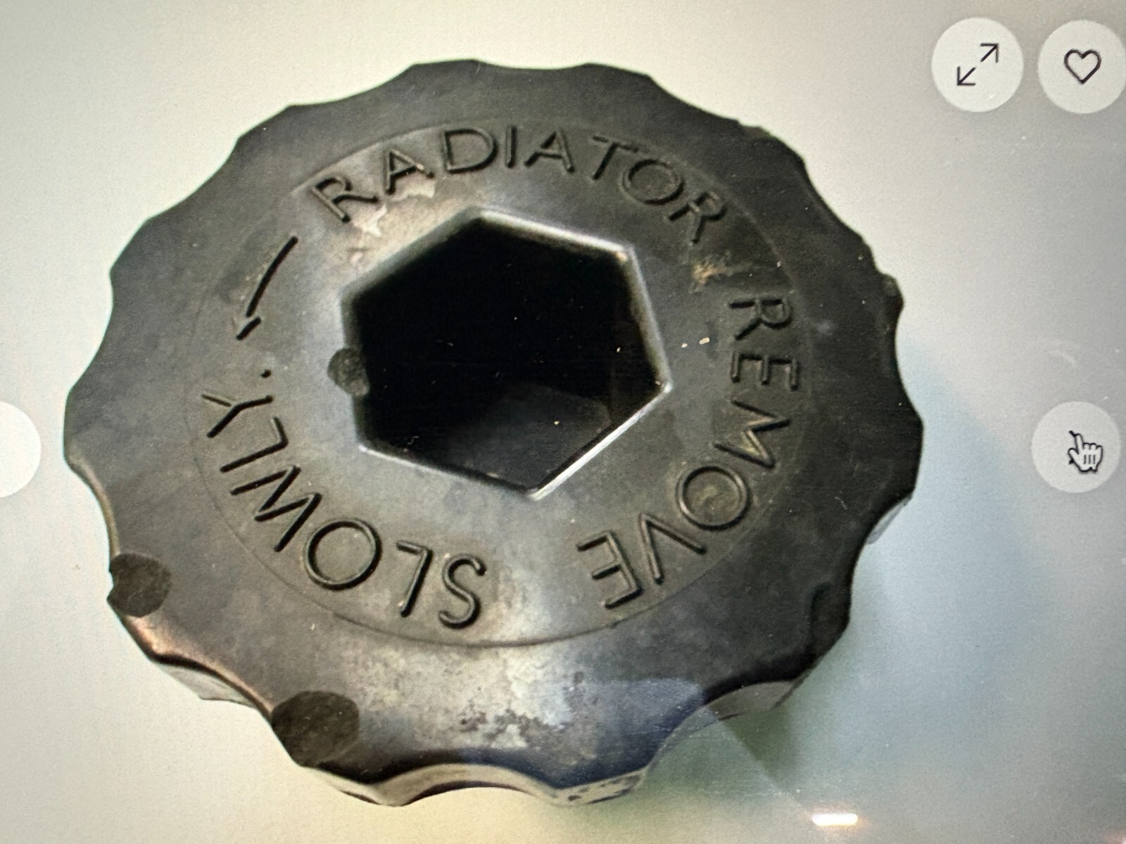 ROLLS ROYCE  SILVER CLOUD III  ALL SILVER SHADOW RADIATOR CAP FROM  1955 TO 1980