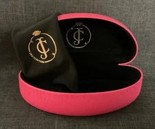 Juicy Couture - Hot Pink Clamshell Sunglass Case w/Lens Cloth - NWOT  (REDUCED)