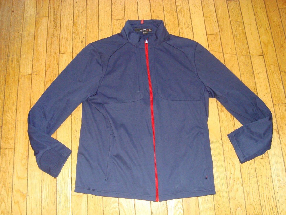 ラルフローレン　RLX ネイビージャケット POLO Ralph Lauren RLX Navy Blue RRL Pro Golf Jacket Mens 2XL