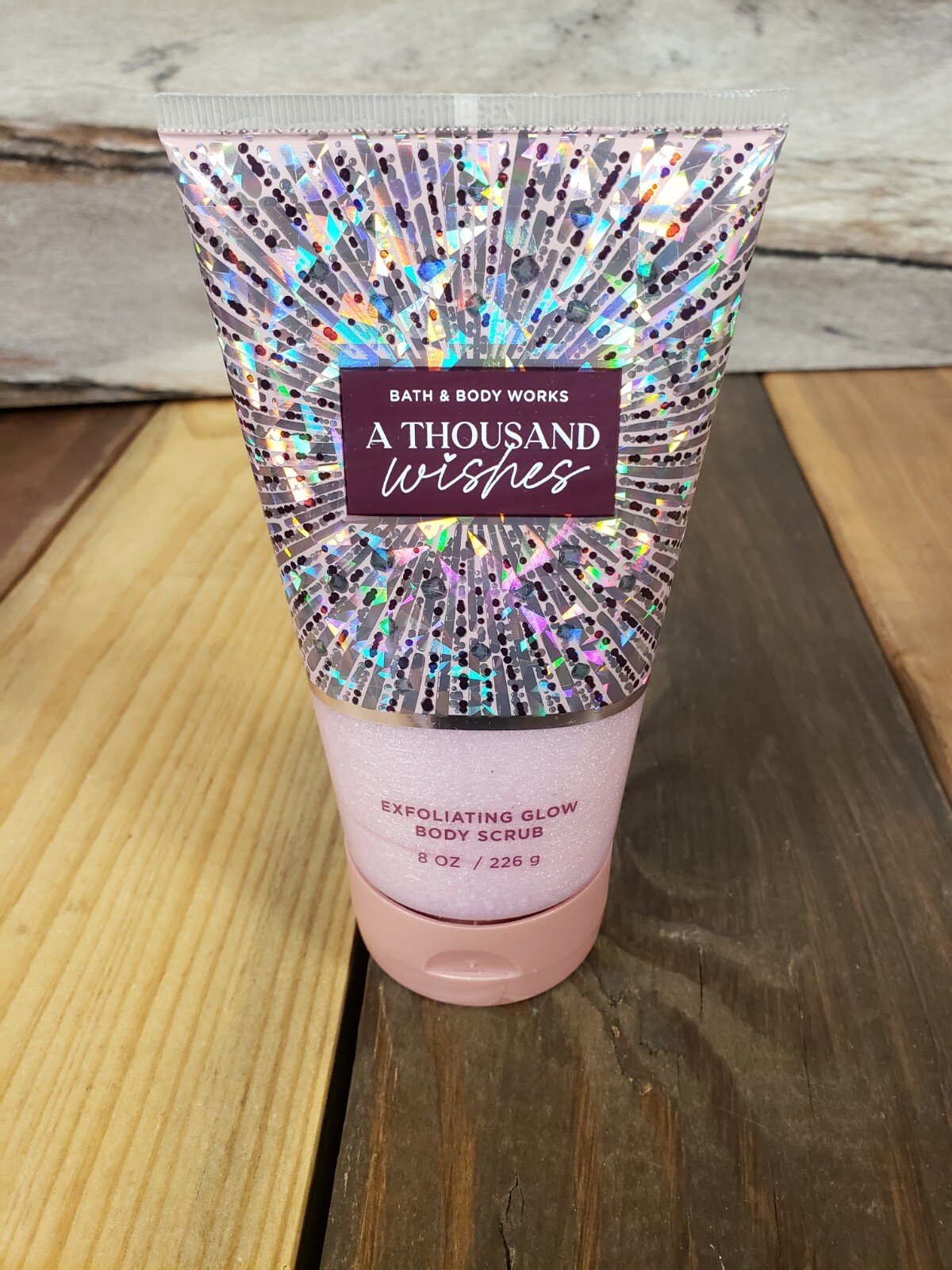 Bath & Body Works A Thousand Wishes Exfoliating Glow Body Scrub NEW 8oz