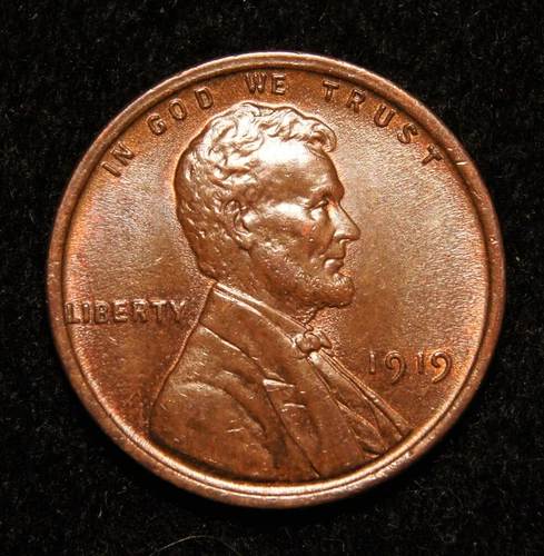 1919 Lincoln Wheat Cent  MS++++Brown
