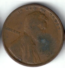 USA - 1919P - Lincoln - Wheat - No Mint Mark - #20172RG