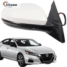 Passenger Side Mirror for Nissan Altima 19-2024 Right Power Heated Lamp White
