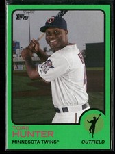 2021 Topps Archives 1973 Topps #131 Torii Hunter Green /125 Twins