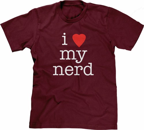 Lustiges Geek Shirt: I Love My Nerd T-Shirt Lustiger Spruch Geek Lustige Tshirts für Männer - Bild 5 von 24