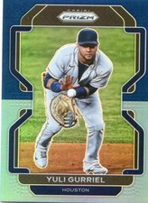 2022 Panini Prizm YULI GURRIEL TIER II #189 NAVY CAROLINA BLUE Prizm ASTROS