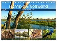 "Calendar 2027 · US Version · Namibia & Botswana (Wall Calendar 2027 12\" × 8\" Lan"