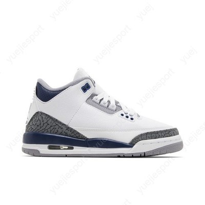 Size 5.5 (GS) - Jordan 3 Retro Mid Midnight Navy for sale online