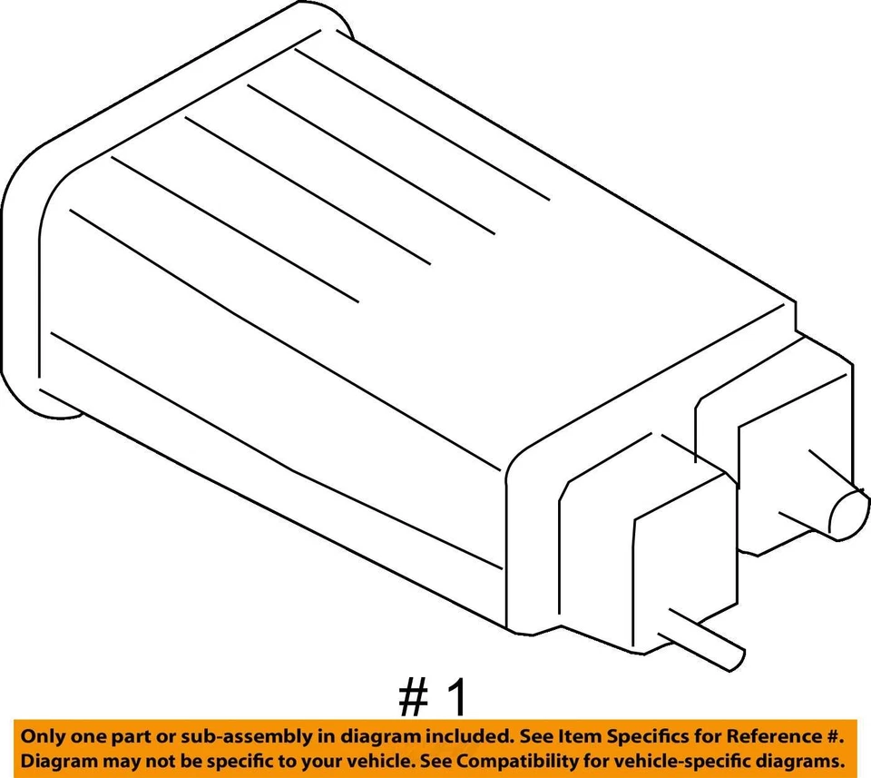 2007 Hyundai Elantra vapor combustível carvão vasilha QJ6QH - Imagem 4 de 4
