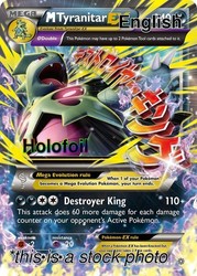 M Tyranitar EX 43/98 Ancient Origins Holo Ultra Rare