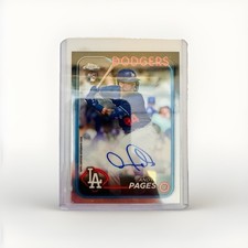 Andy Pages Rookie Auto (AU RC) Dodgers 2024 Topps Chrome Update MLB