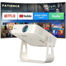 Smart Projector with AI Autofocus & Keystone ...