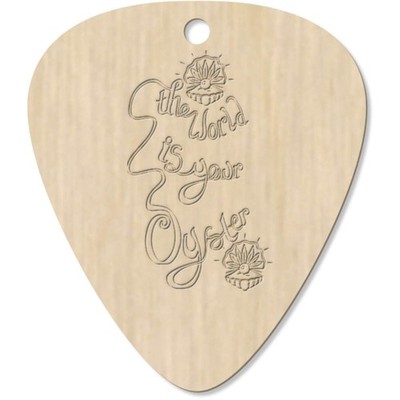 7 x ''Die Welt ist deine Auster'' Gitarren-Plektren/Anhänger (GP00005616)