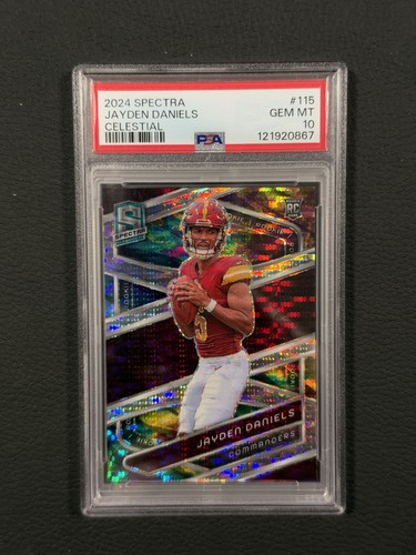 Jayden Daniels [Celestial] #115 2024 Panini Spectra card