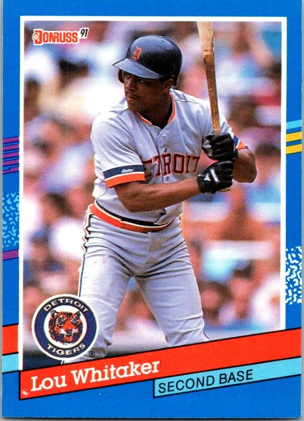 1991 Donruss #174b Lou Whitaker