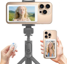 Magnetic Phone Vlog Selfie Monitor Screen, Back Camera Monitor for iPhone, Using