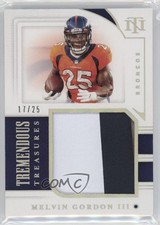 2021 Panini National Treasures Tremendous Holo Silver /25 Melvin Gordon III 06hn