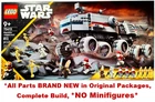 LEGO Star Wars: 75413 REPUBLIC JUGGERNAUT - Brand NEW/Open Box, *NO MINIFIGURES*