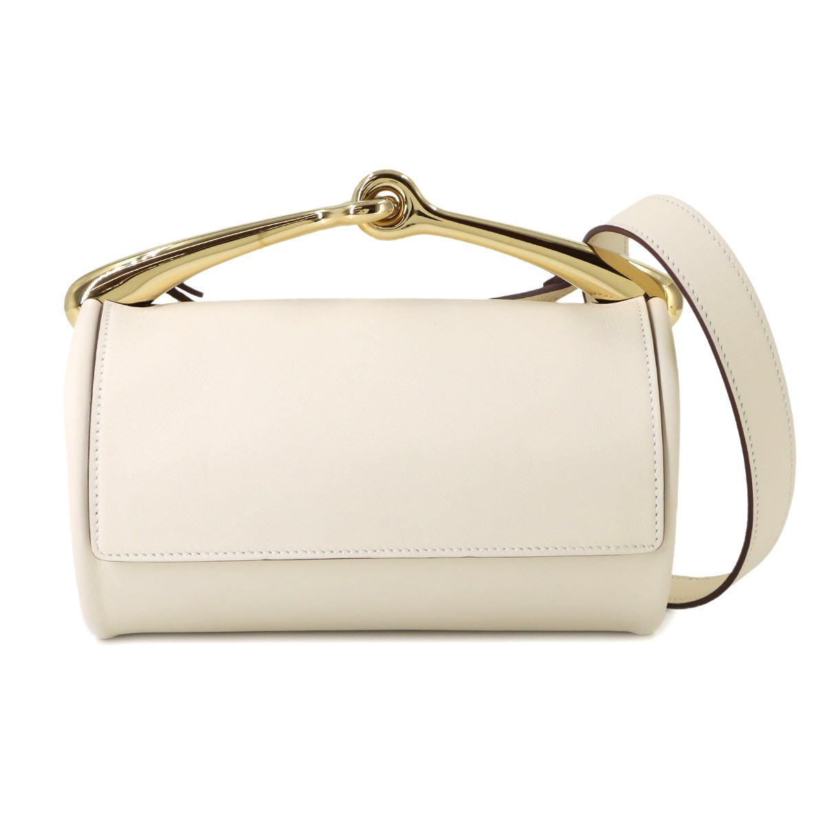 HERMES Maximors Hand Shoulder Bag Veau Swift Nata Purse 90316170