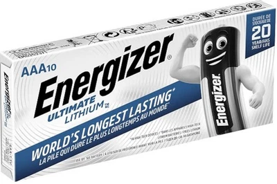 Energizer 10er Ultimate Batterie Lithium LR03 1.5V AAA L92 Batterie Blister - Bild 1 von 4