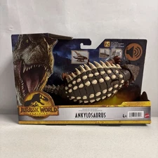 Jurassic World Dominion Roar Strikers Ankylosaurus Dinosaur Action Figure New