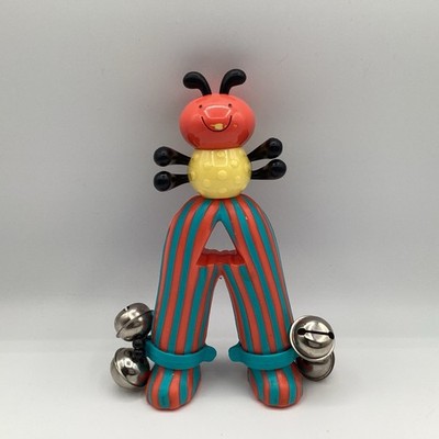 Vintage Parents Bee Bop Band, Caterpillar Jingle Bell Baby Toddler Musical Toy