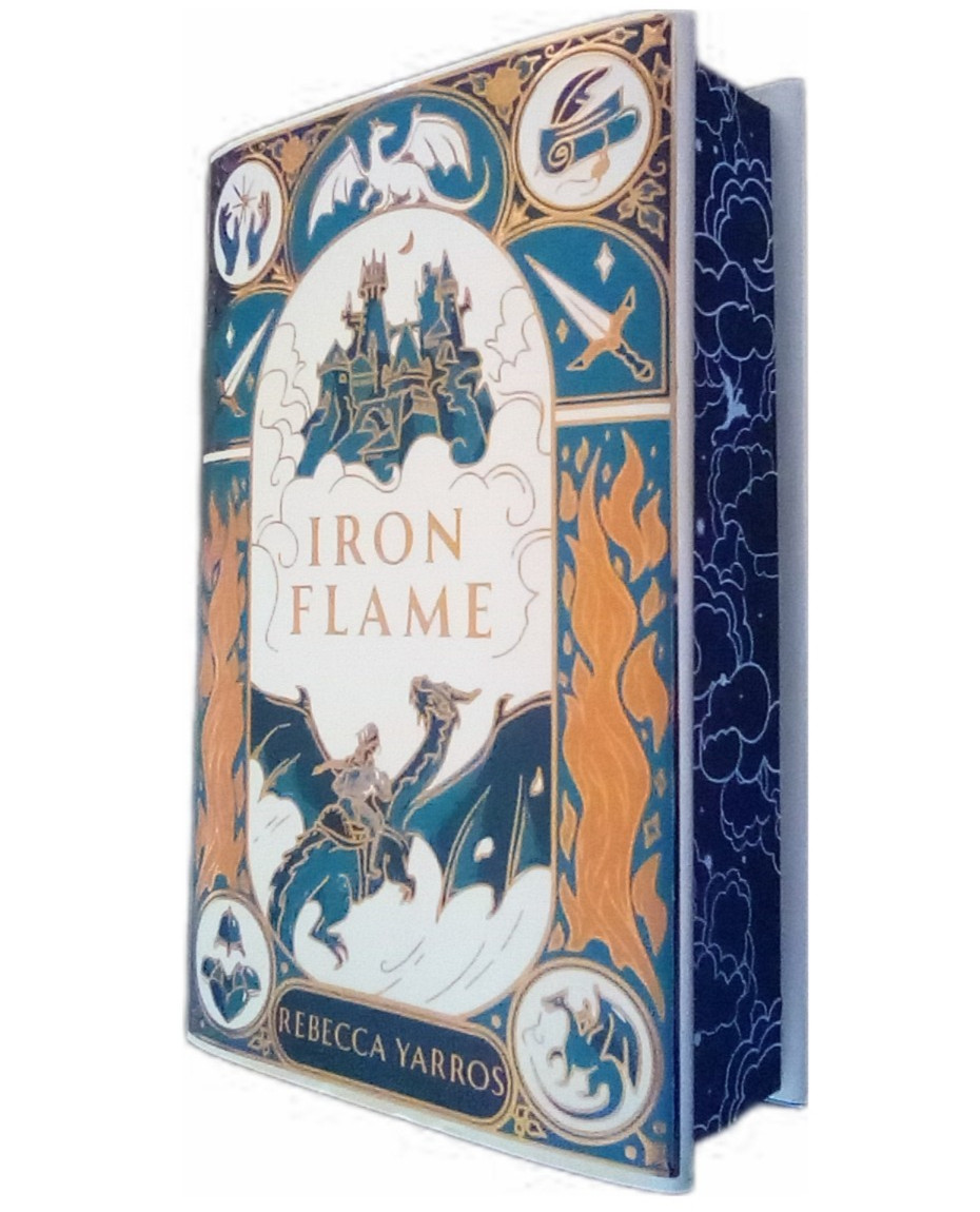 Iron Flame Rare Special Edition Sprayed Edges UK Rebecca Yarros (Fourth Wing)