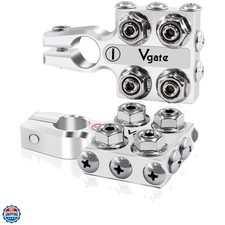 12-Way AGM Post Terminal Ends, Battery Terminal Connector Clamps, 8AWG up to ...