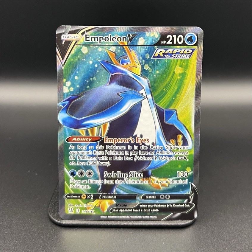 Empoleon V 145/163 Swsh05 Battle Styles Rapid Strike Full Art Holo Ultra Rare
