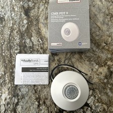 White Ceiling Mount Sensor light dual tech NEW 184CHA Sensor Switch CMR PDT 9