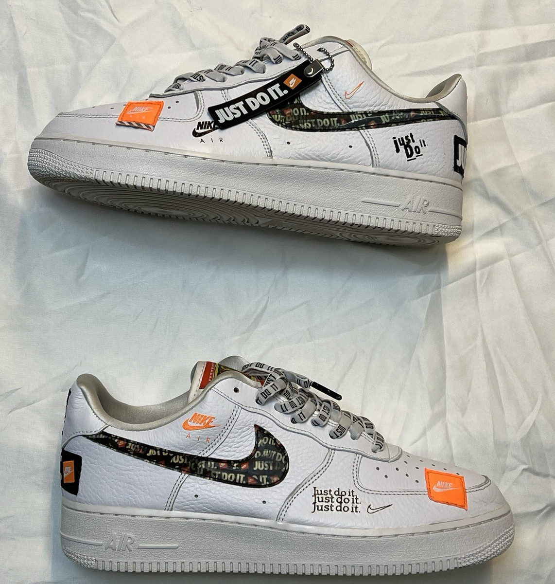 29cm NIKE AIR FORCE 1 ★ Just Do It 30th Nike Air Force 1 Low Just Do It White/Orange/Black Leather 30th