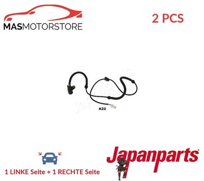 ABS SENSOR DREHZAHLFÜHLER PAAR HINTEN JAPANPARTS ABS-K22 2PCS A NEU