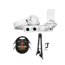 Arturia MiniFuse Recording Starter Pack White Stand Cables PRO