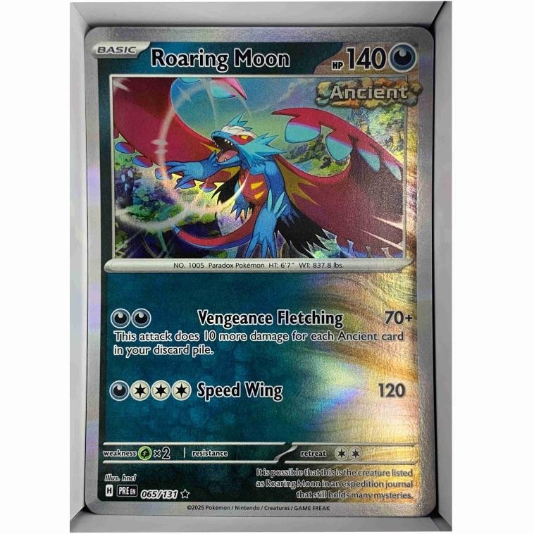 Roaring Moon 065/131 Prismatic Evolutions English 2025 Holo - Near Mint