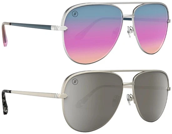 Blenders Eyewear Shadow Polarized Mirrored Aviator Sunglasses
Opens in a new window or tab