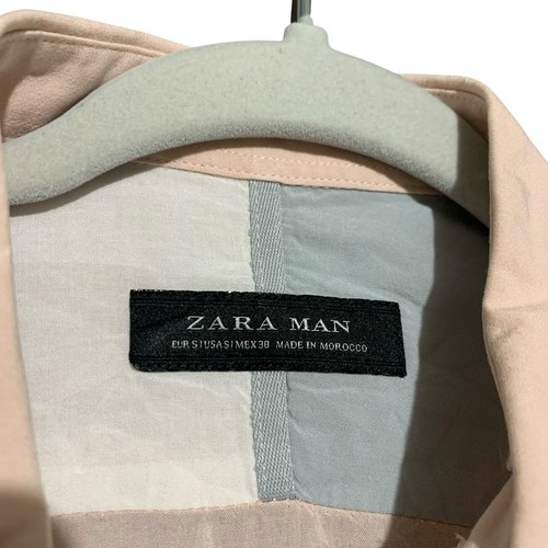 Zara Men’s Button Up Short Sleeve Shirt Size S - Picture 8 of 8