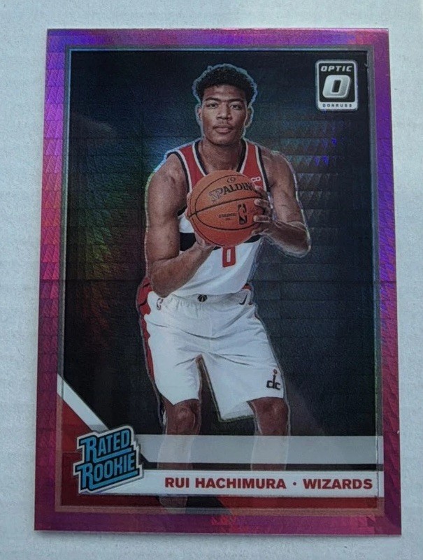 2019-20 Panini Donruss Optic - Rated Rookie Rui Hachimura #188 Pink Hyper Prizm