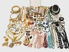 Vintage Rhinestone Costume Jewelry Lot Trifari , Weiss , Bergere , Germany Etc