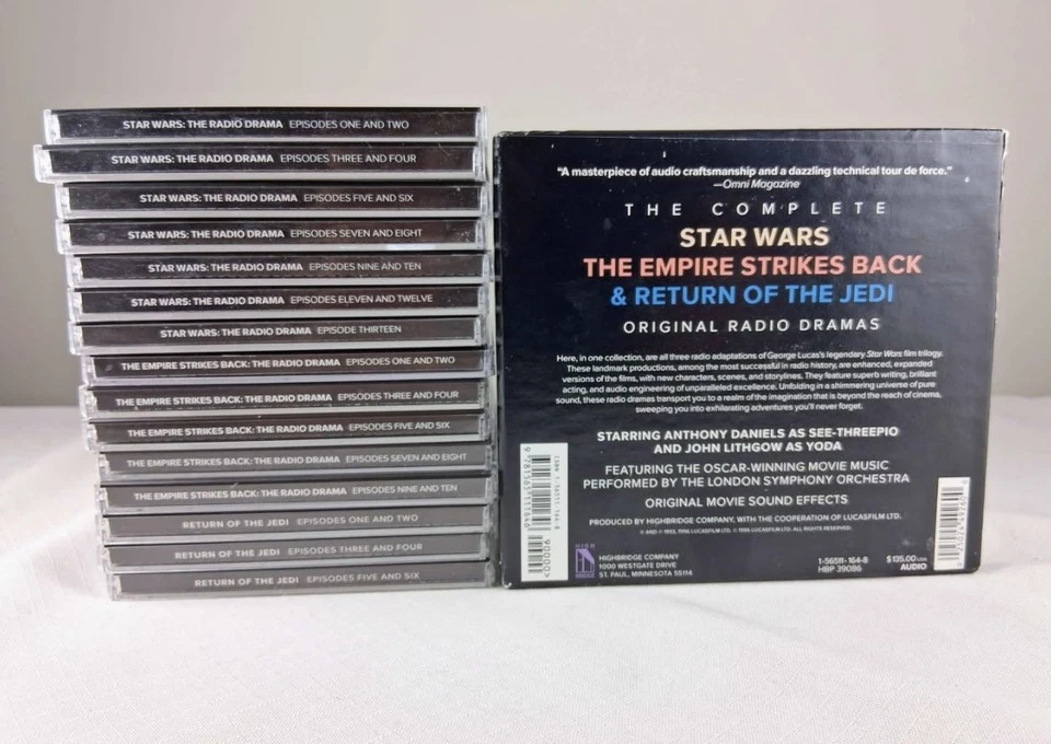 Star Wars Original Radio Drama Complete Trilogy 15 CD Box Set - Imagem 3 de 4