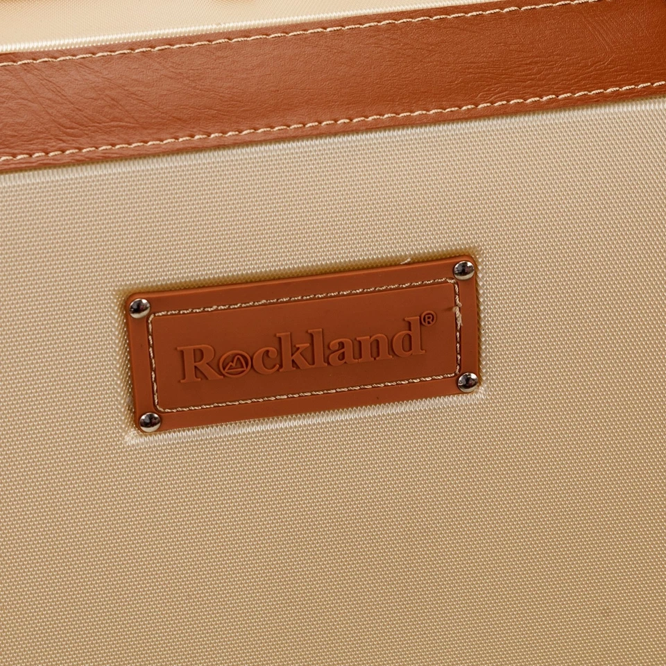 Stage Coach 20-Inch Rolling Trunk, Champagne - Image 4 of 4