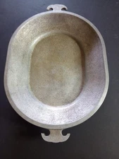 Vintage GUARDIAN SERVICE Serving Platter. 13'"X 10" X 1.75" Deep. Cast Aluminum.