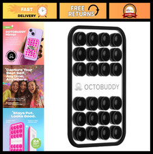 Suction Cup Phone Mount with Built-in Mirror - Hands-Free Mobile Holder for Self