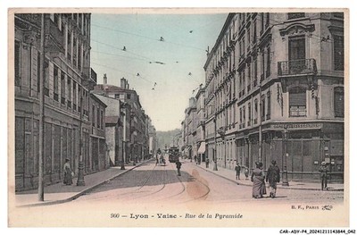 CAR-ADYP4-0232-69 - LYON - Geschirr - Rue de la pyramide
